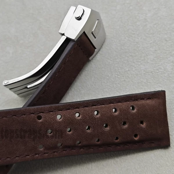TAG Heuer Carrera/Aquaracer/Monacoウォッチ用本革ストラップ - TopStraps