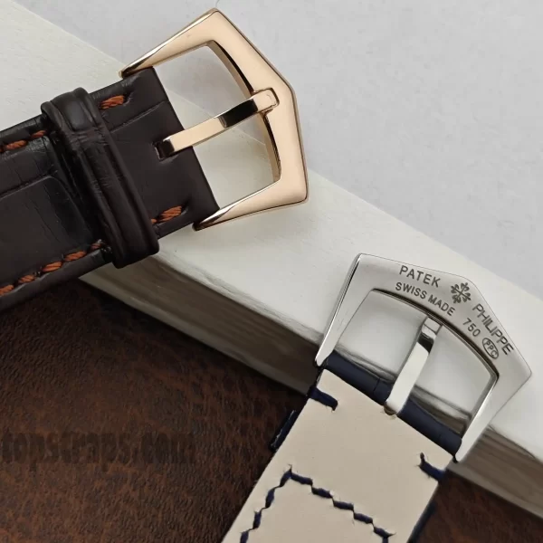 Leather Band for Patek Philippe Nautilus 25x13mm - TopStraps