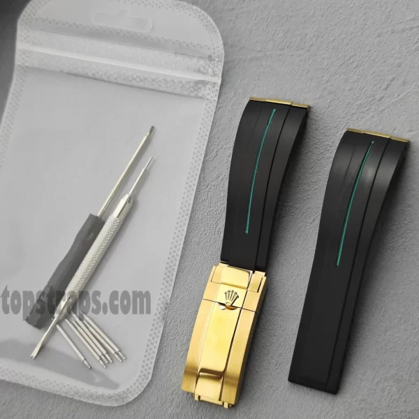 ロレックス サブマリーナ用オイスターフレックス ラバーバンド