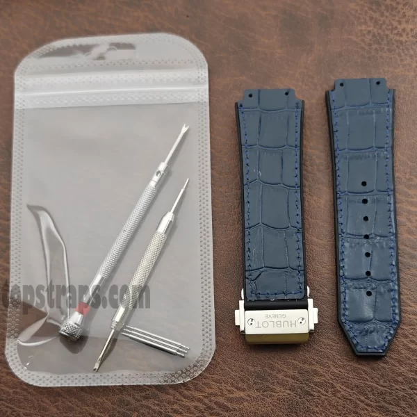ウブロ クラシック フュージョン シリーズ 25x19mm用ラバー＆レザー