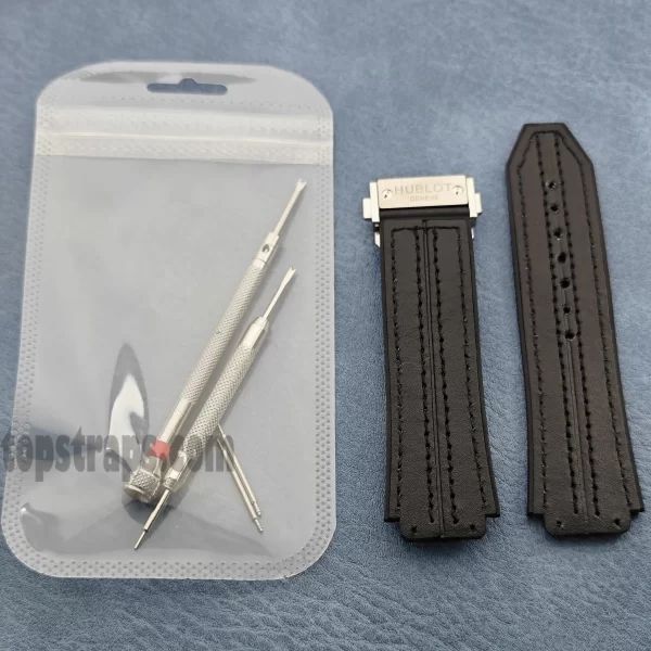 ウブロ クラシック フュージョン シリーズ 25x19mm用ラバー＆レザー