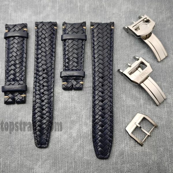 IWC ポルトギーゼ/スピットファイア/マーク18用 ウーブンレザー