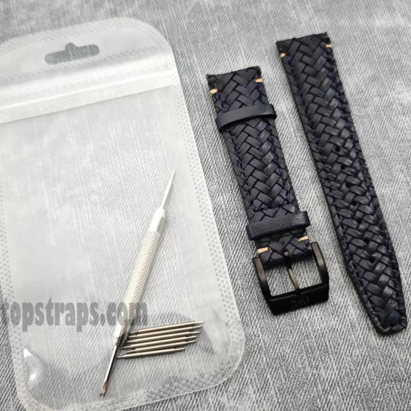 IWC ポルトギーゼ/スピットファイア/マーク18用 ウーブンレザー