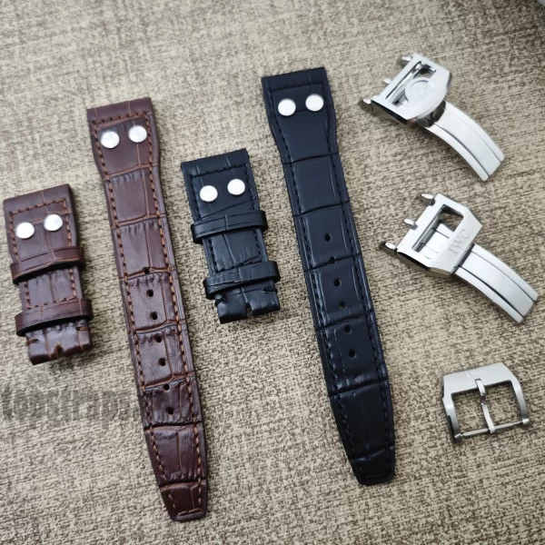 IWC IW387901 純正　ストラップ IWC スピットファイア/ビッグパイロット/マーク18/トップガン用レザー