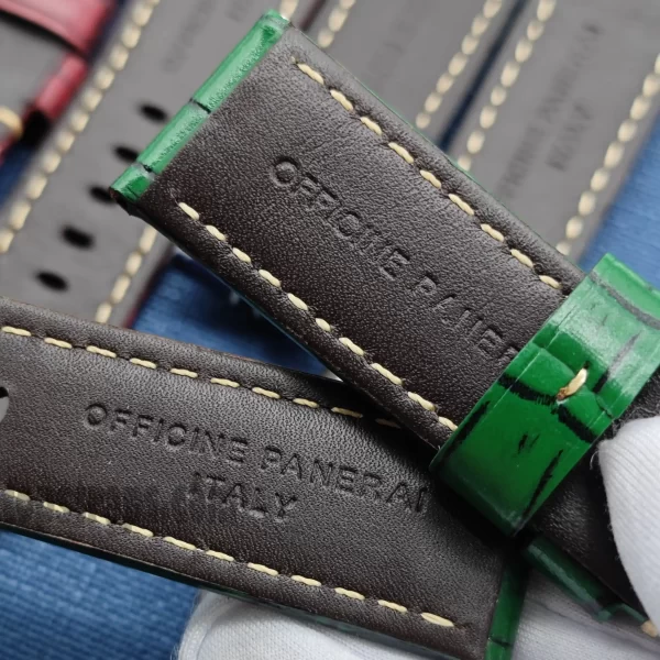 Panerai PAM 22/24/26mm Saatler için Deri Kayış - TopStraps