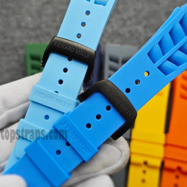 リシャール・ミル ウォッチ用ラバーバンド 25x20mm - TopStraps