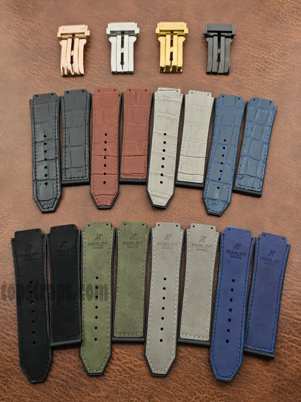 ウブロ クラシック フュージョン シリーズ 25x19mm用ラバー＆レザー