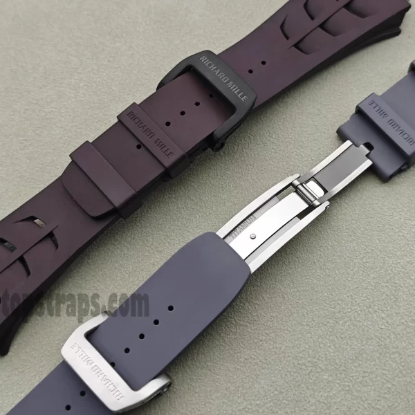 リシャール・ミル RM11-03M 25x18mm用 フッ素ラバーストラップ - TopStraps