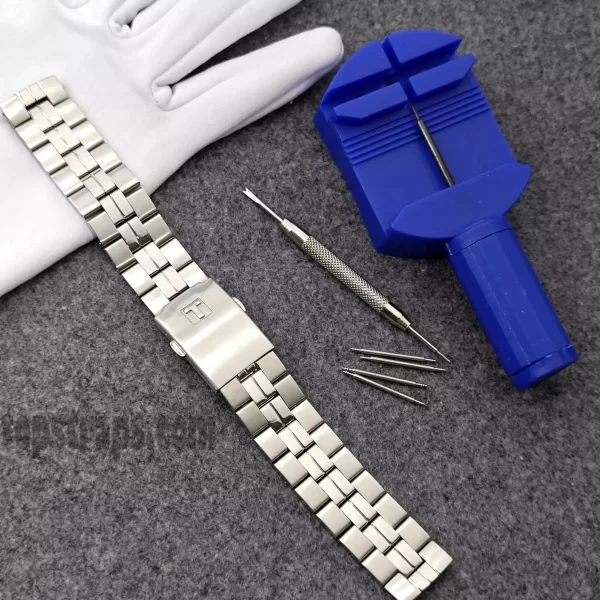 希少 TISSOT 19mm 巻きブレス 美品 Tissot PR100 T049 -19mm 用ブレスレット - TopStraps
