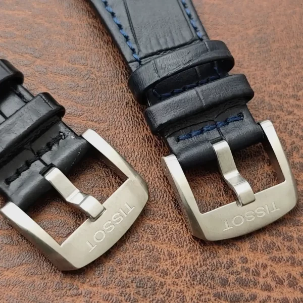 ティソ prx TISSOT PRX 用　ストラップ　革ベルト ティソ PRX T137.407 T137.410 シリーズ 26x12mm 用レザーストラップ
