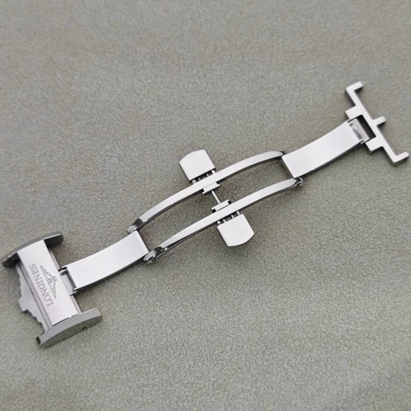 ロンジン ウォッチ 18mm用 ディプロイメントバックル - TopStraps
