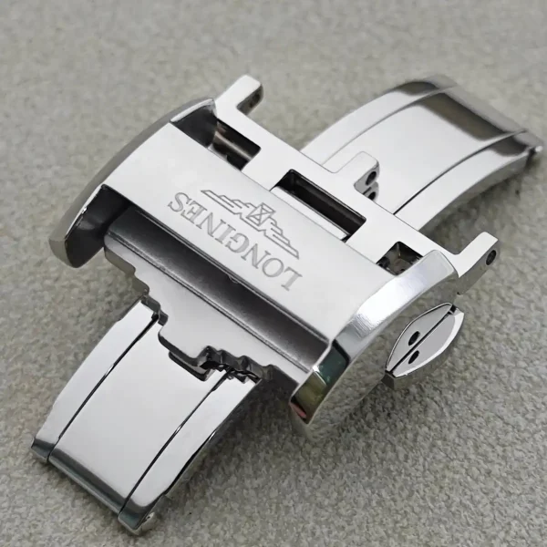 ロンジン18ミリバックル　美品 ロンジン ウォッチ 18mm用 ディプロイメントバックル - TopStraps
