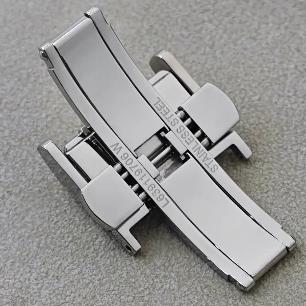 ロンジン ウォッチ 18mm用 ディプロイメントバックル - TopStraps