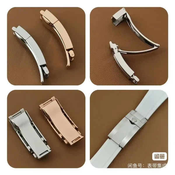 N⑦ロレックス 　ブレスレット用クラスプ　バックル ロレックス デイトナ/GMT/ヨットマスター用バックル ステンレス