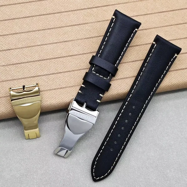 TUDOR 純正レザーストラップブラックベイFifty-Eight用 チューダー ブラックベイ 22mm用レザーストラップ - TopStraps