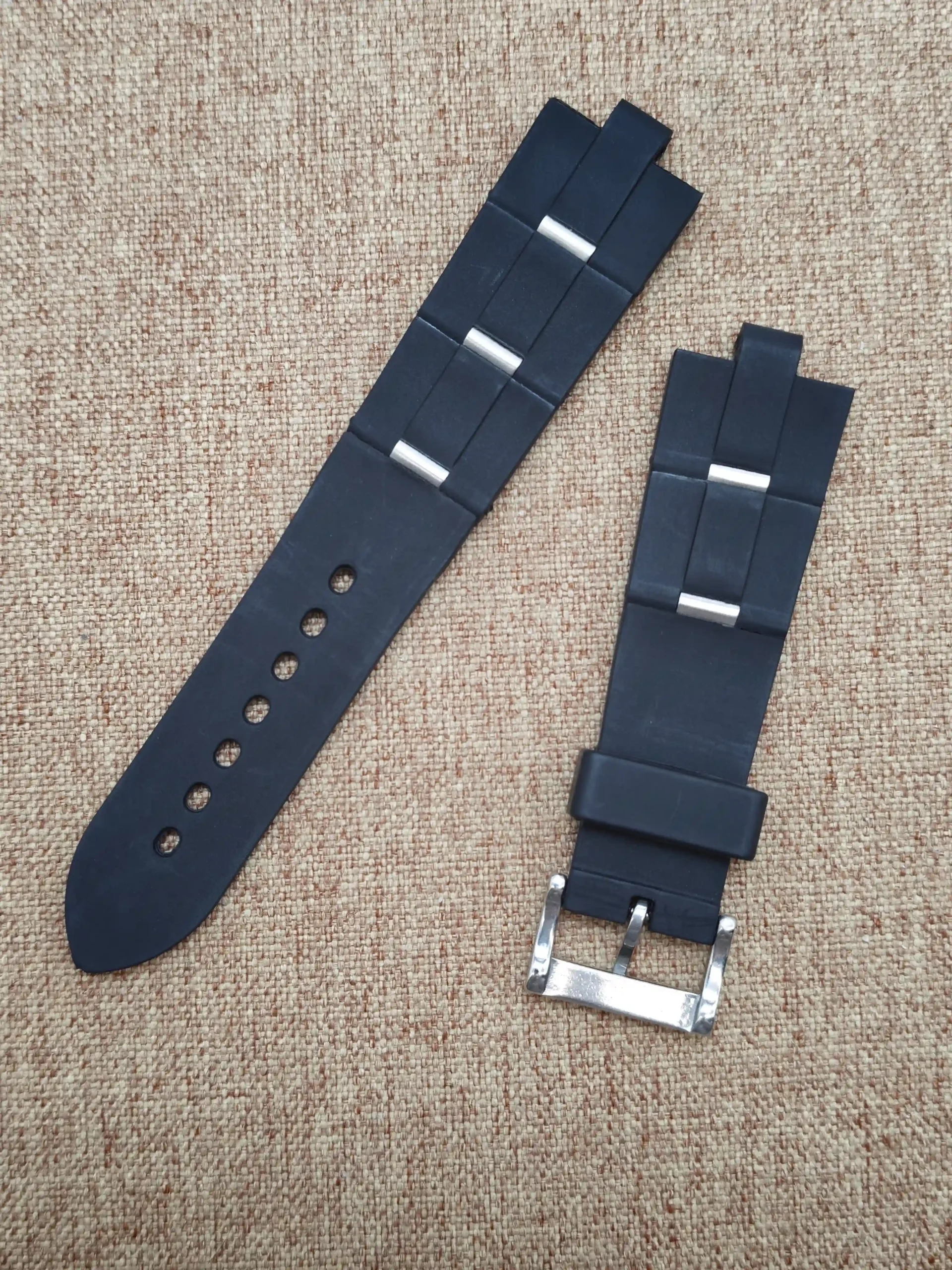 Aftermarket Rubber Strap for Bvlgari Diagono – 22mm/24mm - TopStraps