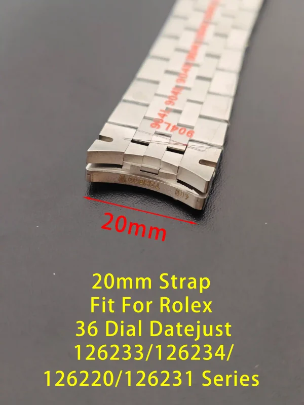 ロレックス デイトジャスト用ジュビリー ブレスレット – 20/21mm