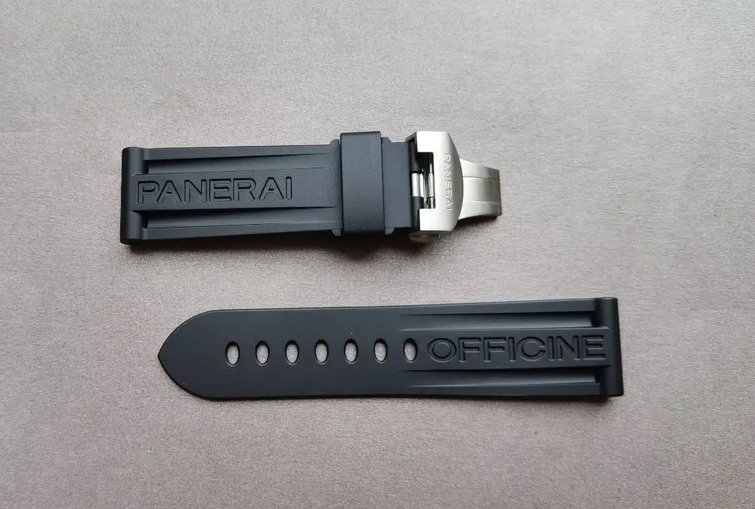 パネライ オフィチネ ウォッチ 22/24/26mm用ラバーバンド - TopStraps