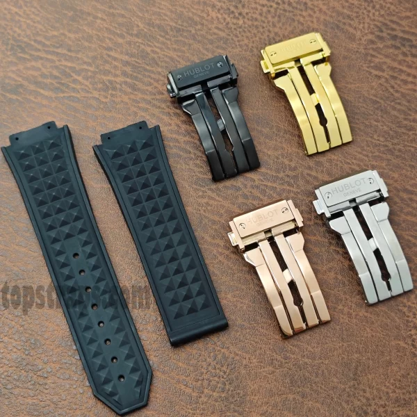 ウブロ ビッグバン シリーズ 25x19mm用ラバーストラップ - TopStraps