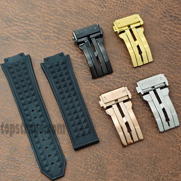 ウブロ ビッグバン シリーズ 25x19mm用ラバーストラップ - TopStraps