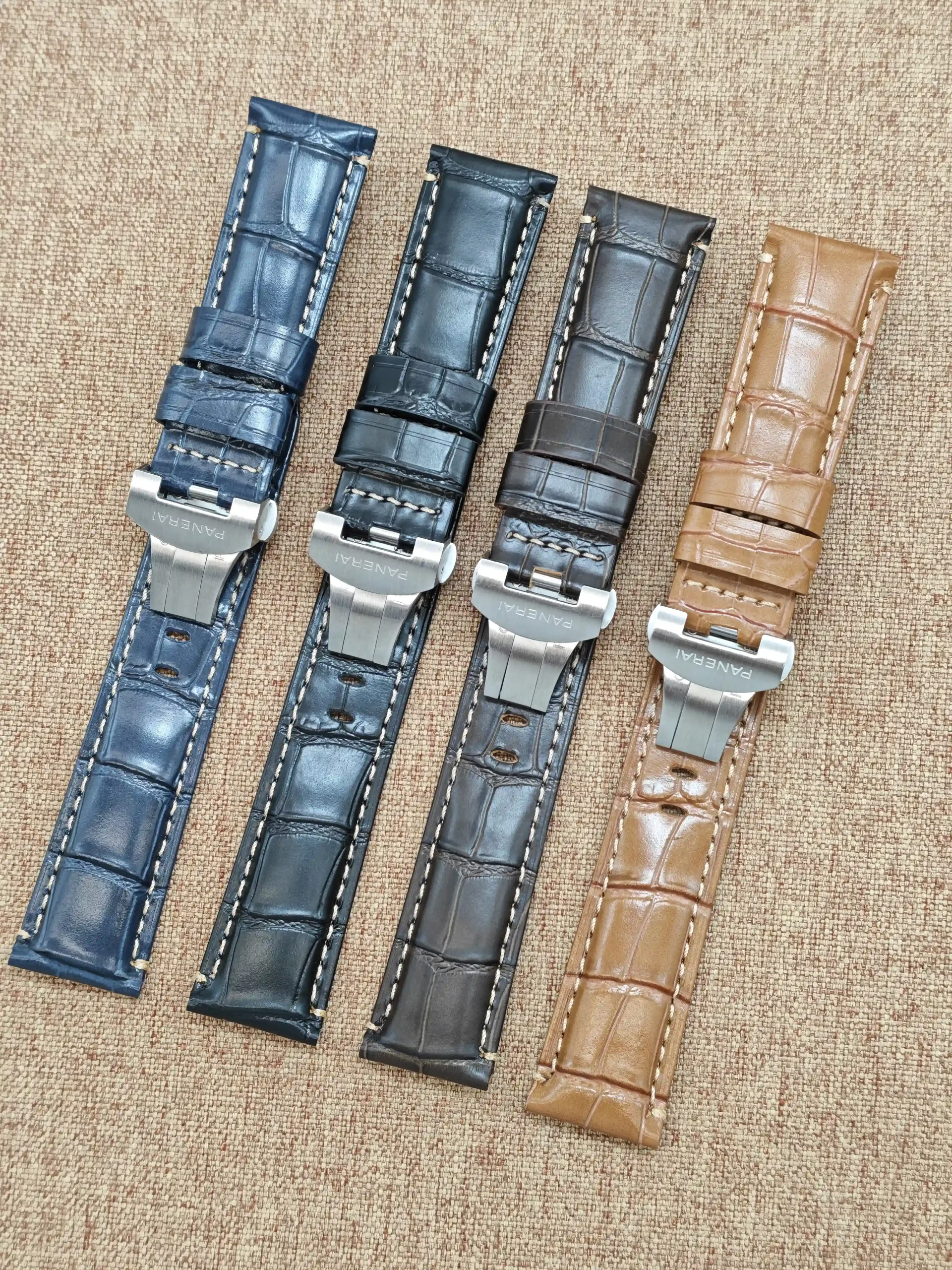 パネライ オフィチーネ & ルミノール マリーナ用レザー ストラップ
