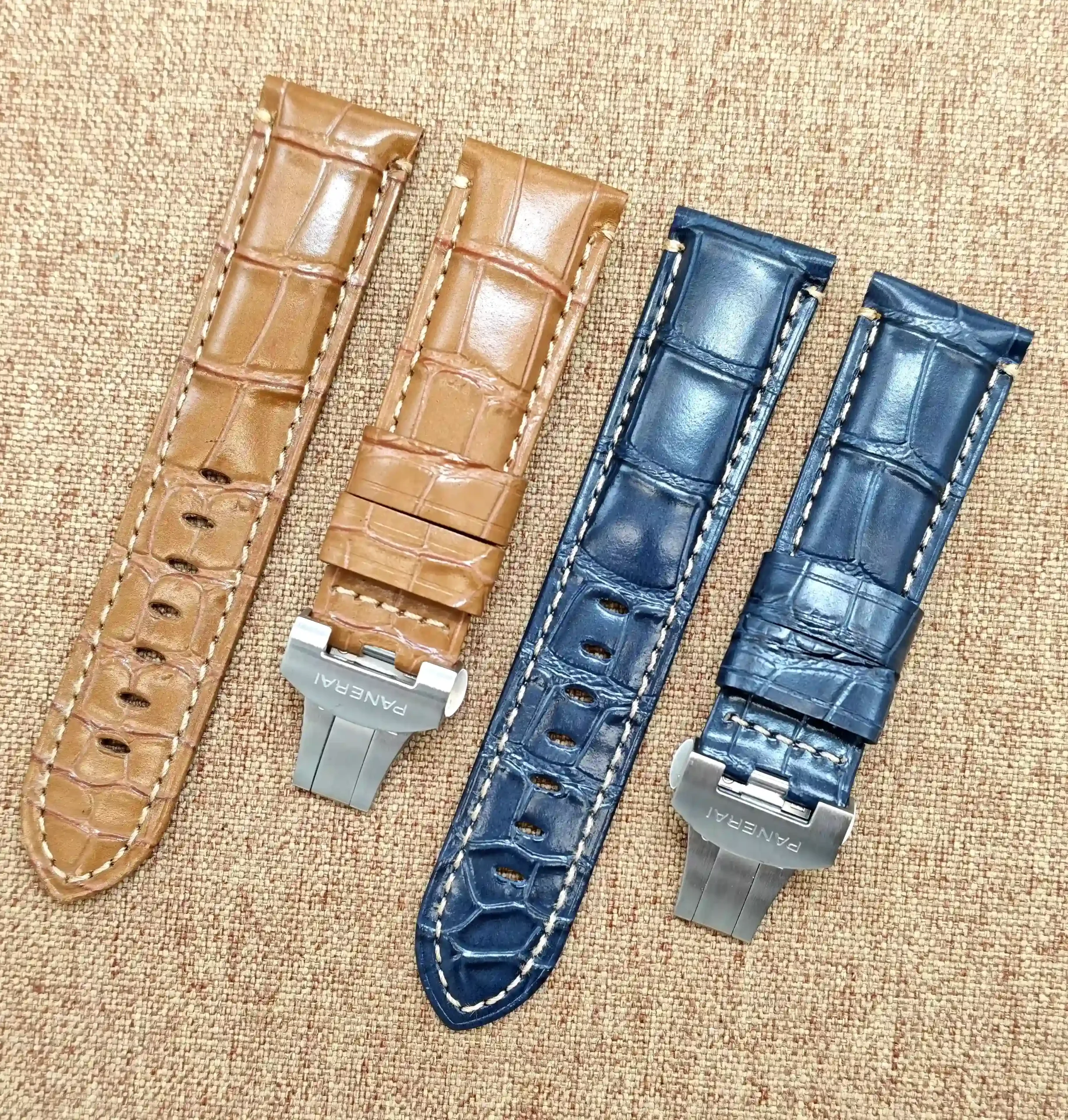 パネライ オフィチーネ & ルミノール マリーナ用レザー ストラップ
