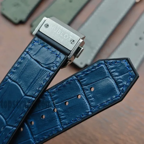 ウブロ クラシック フュージョン シリーズ 25x19mm用ラバー＆レザー