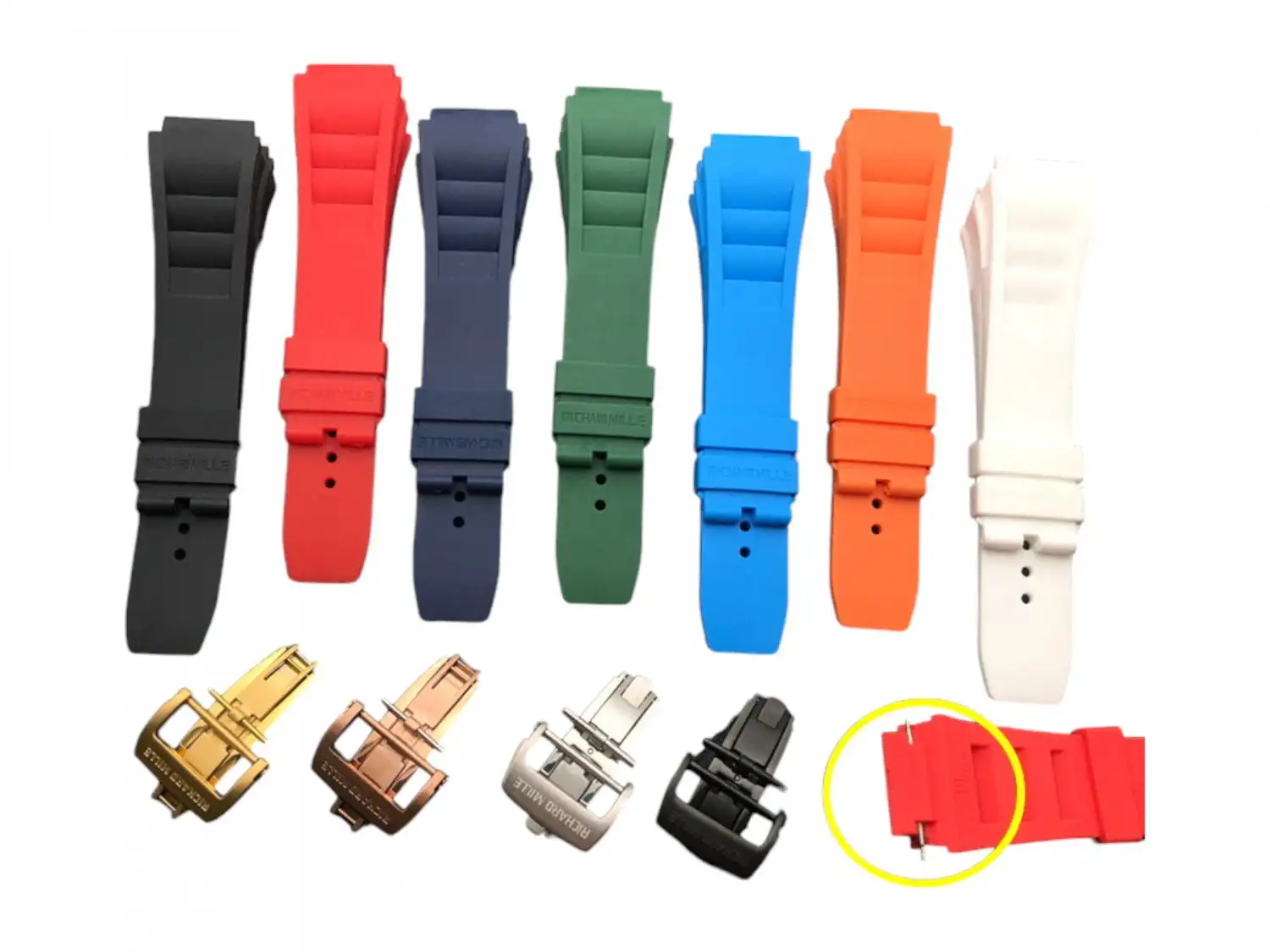 Rubber Strap for Richard Mille