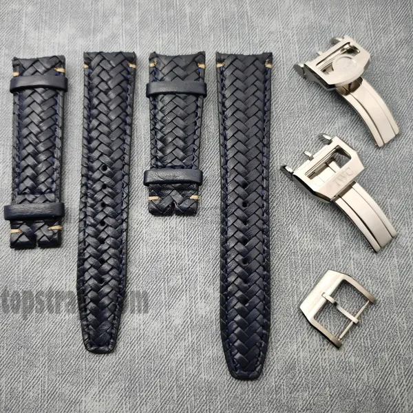 Woven Leather Strap for IWC