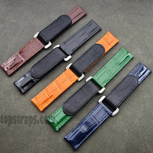 Alligator Leather Strap for Rolex