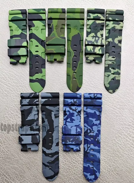 Camo Rubber Strap for Panerai