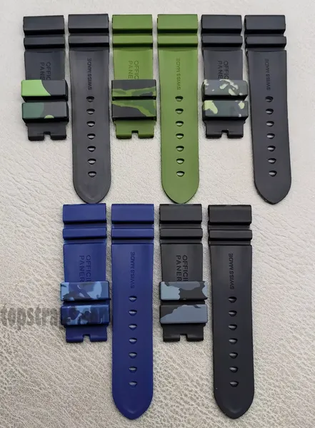 Camo Rubber Strap for Panerai