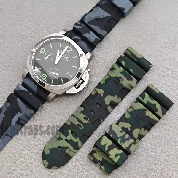 Camo Rubber Strap for Panerai