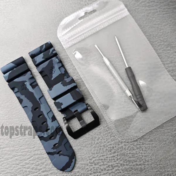 Camo Rubber Strap for Panerai