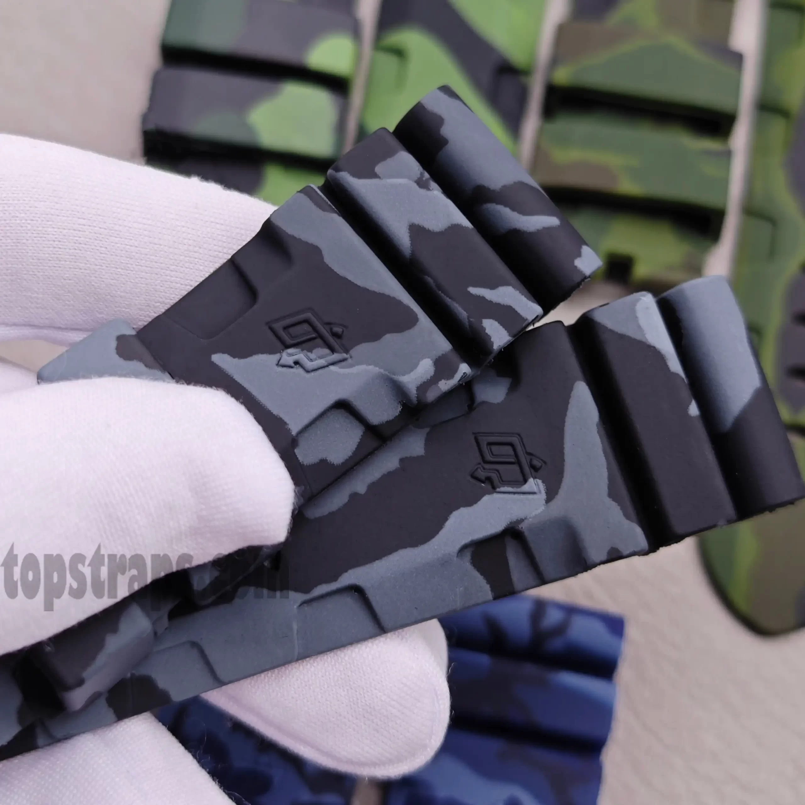 Camo Rubber Strap for Panerai