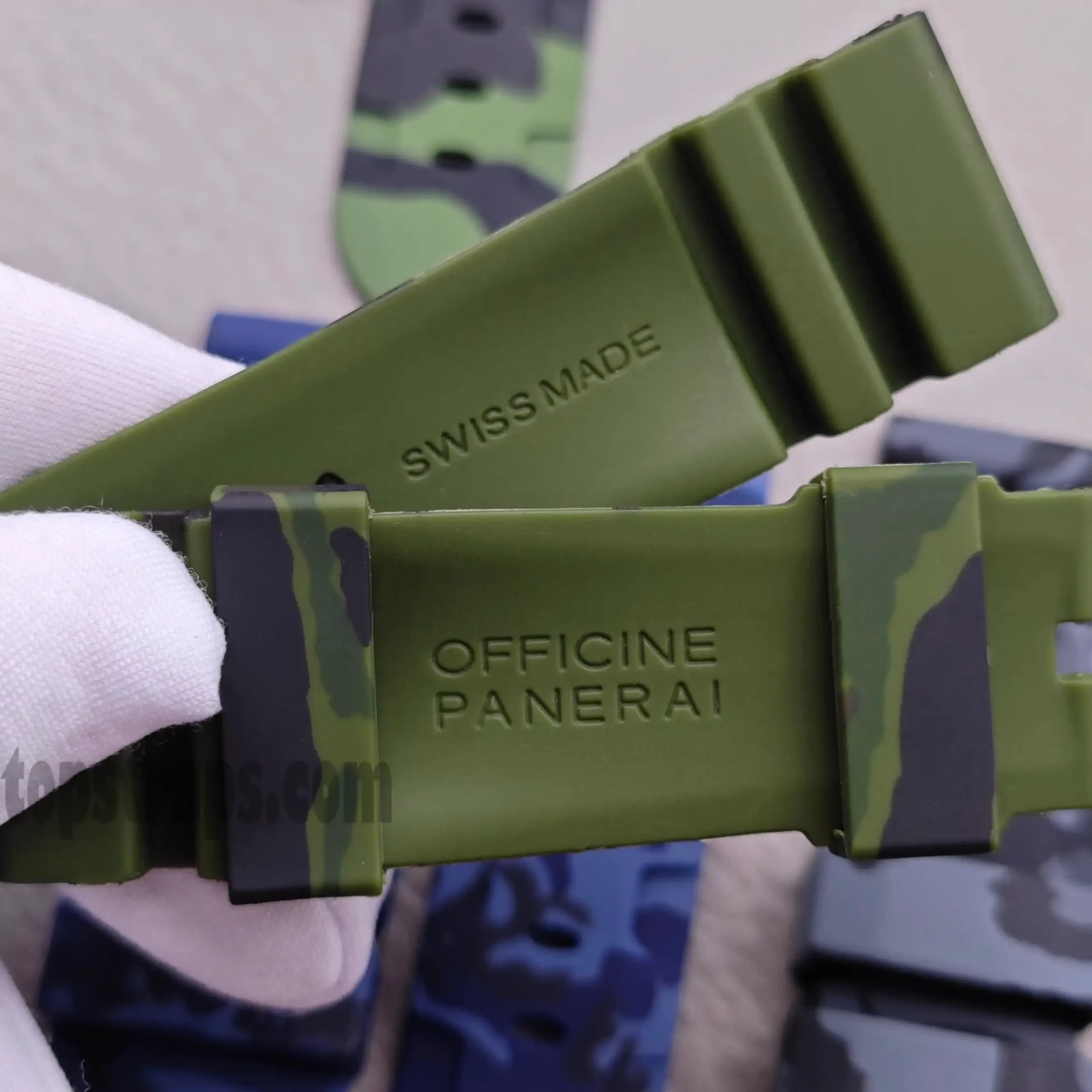 Camo Rubber Strap for Panerai