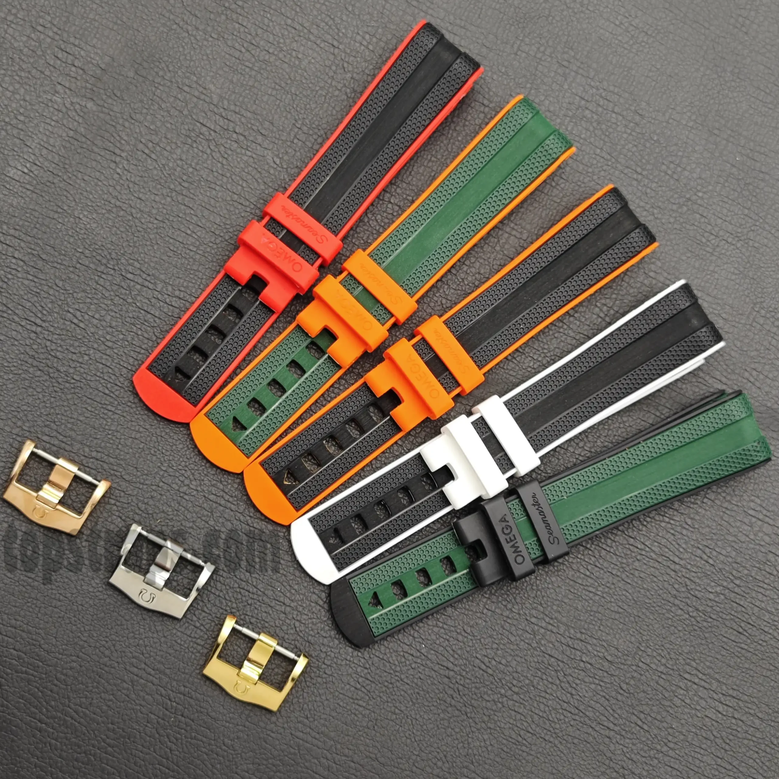 Rubber Strap for Omega Seamaster