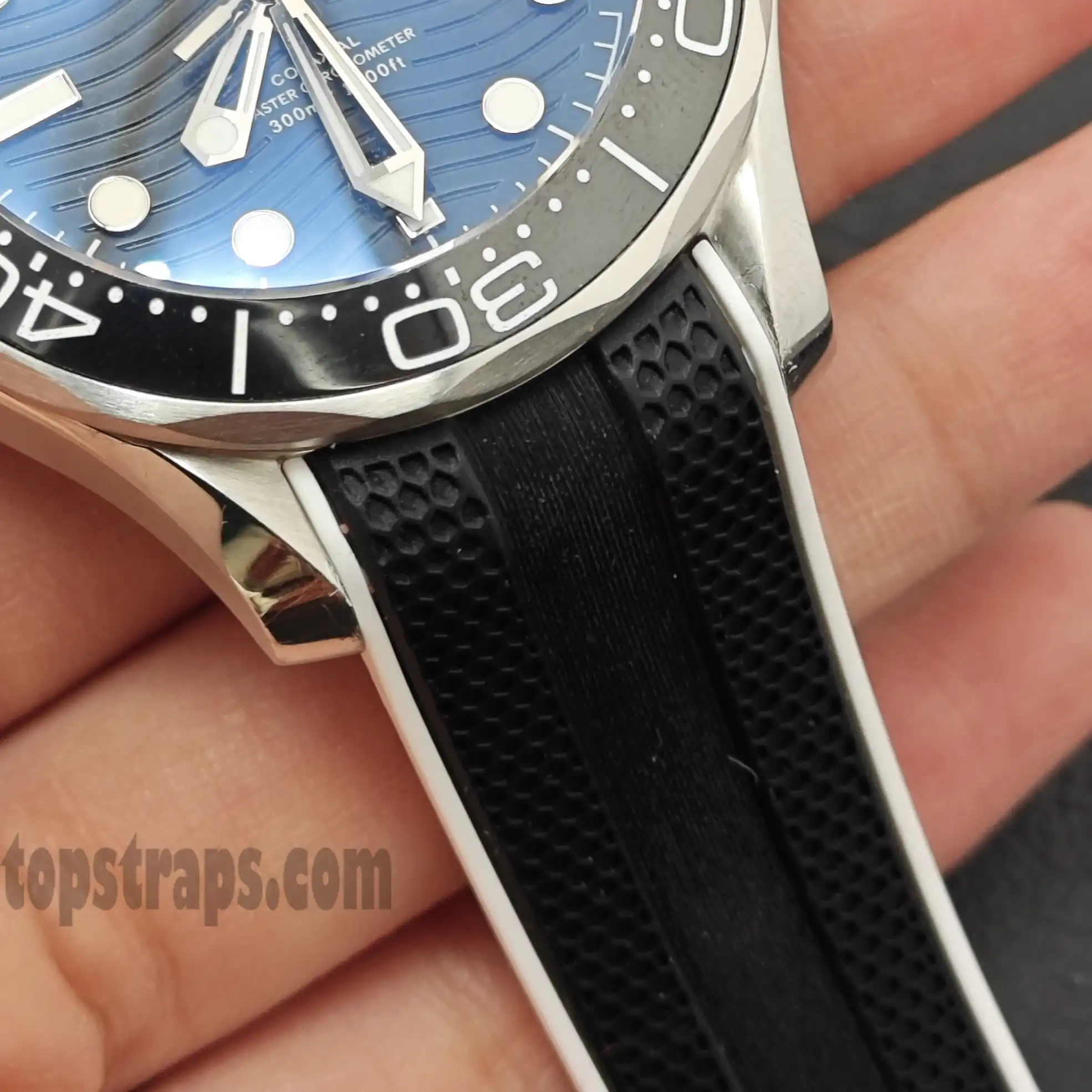 Rubber Strap for Omega Seamaster