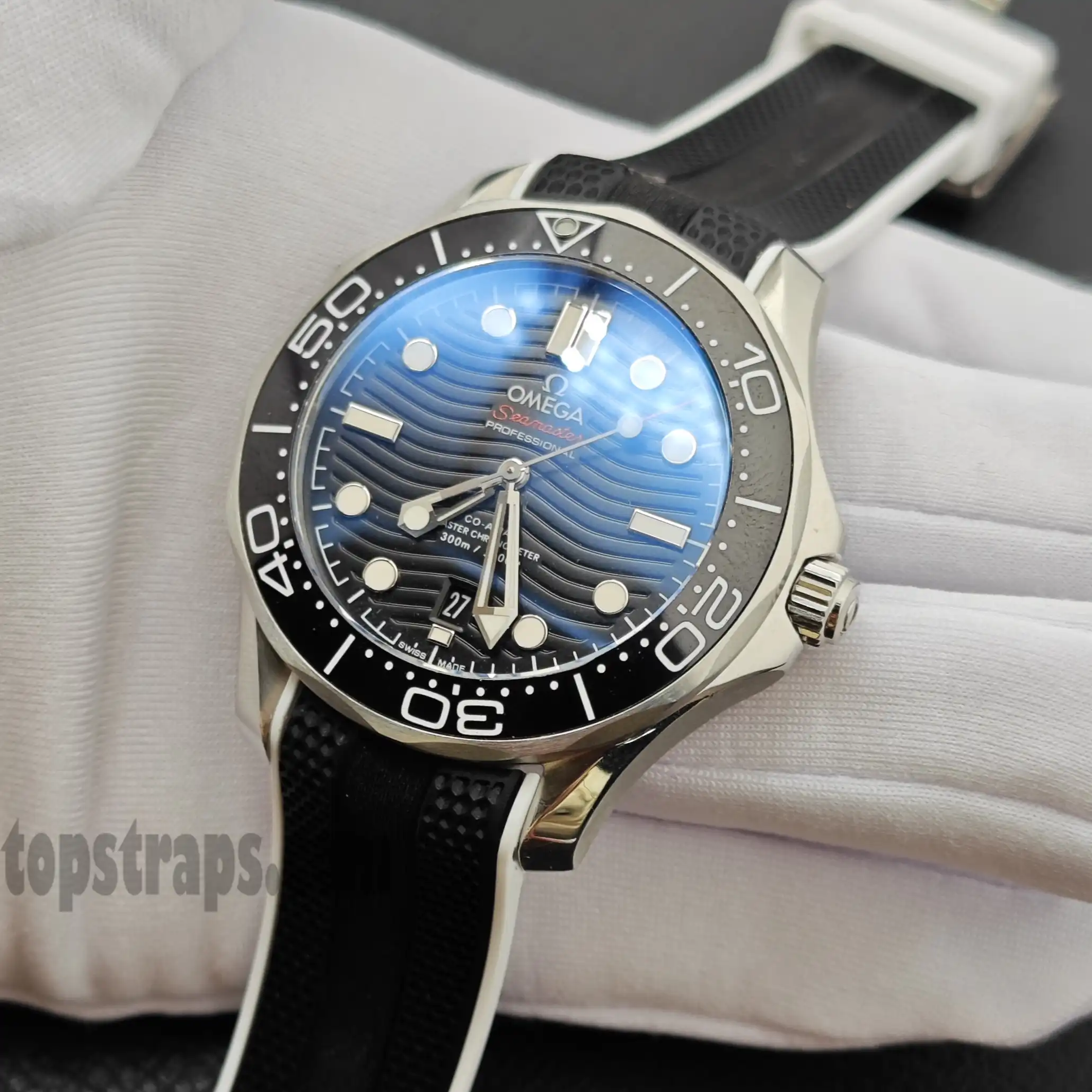 Rubber Strap for Omega Seamaster