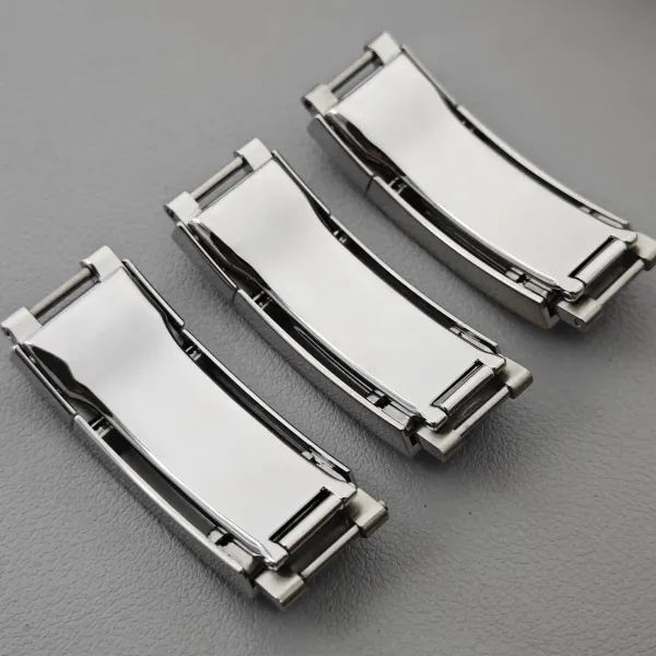 Glidelock buckle for Rolex watches.