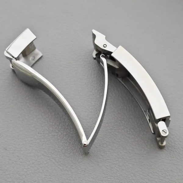 Glidelock buckle for Rolex watches.