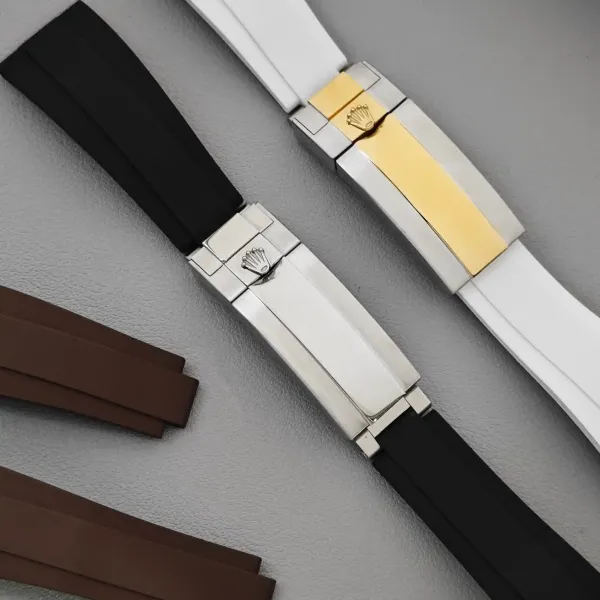 Glidelock buckle for Rolex watches.