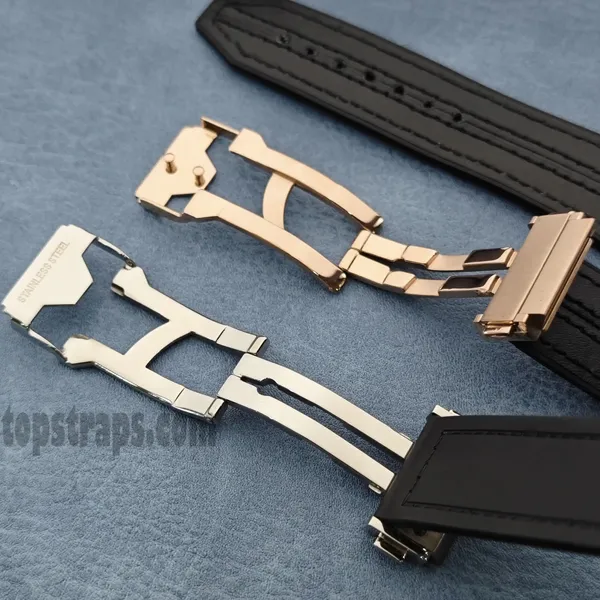 Rubber with Leather Strap for Hublot Classic Fusion Series 25x19mm