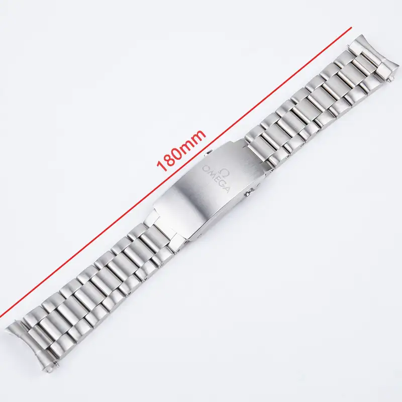 OMEGA Seamaster ステンレススチールブレスレット 21mm 21mm Bracelet for Omega Seamaster Planet Ocean 600M Stainless